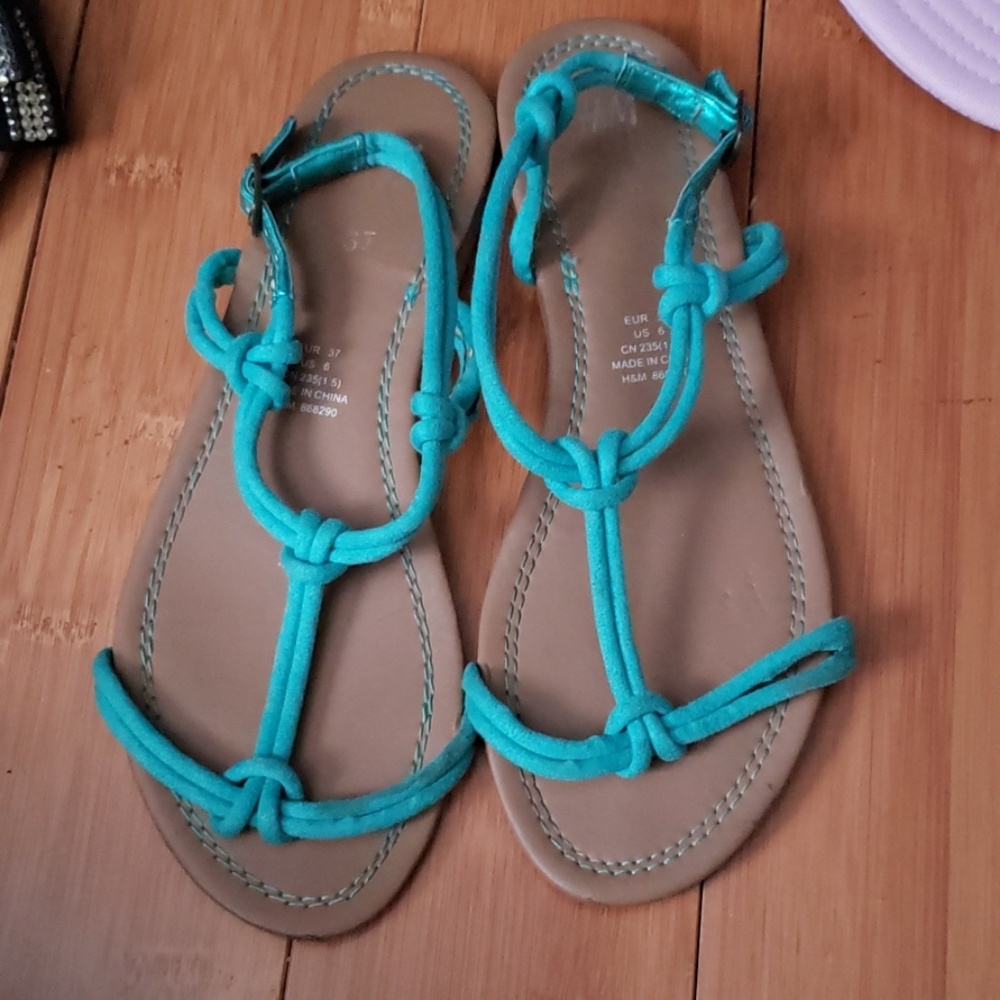 Sandals mint color
